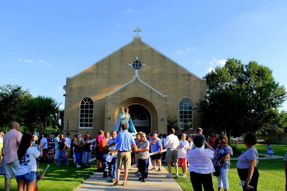 Front of church